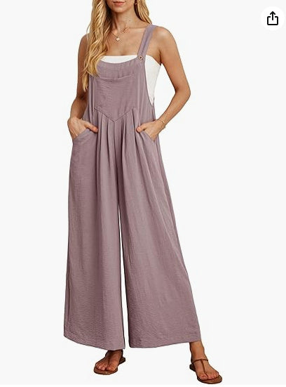 Casual Loose Jumpsuit With Pockets